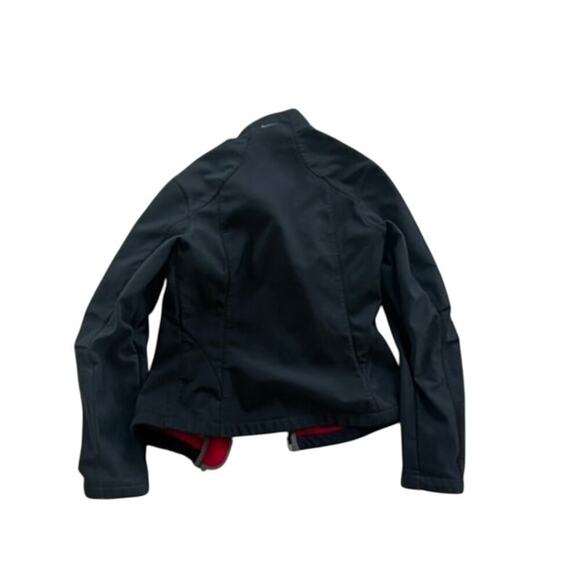 Nike size small womens black zip up warm jacket with zip up pkts fall activewear - Picture 6 of 7